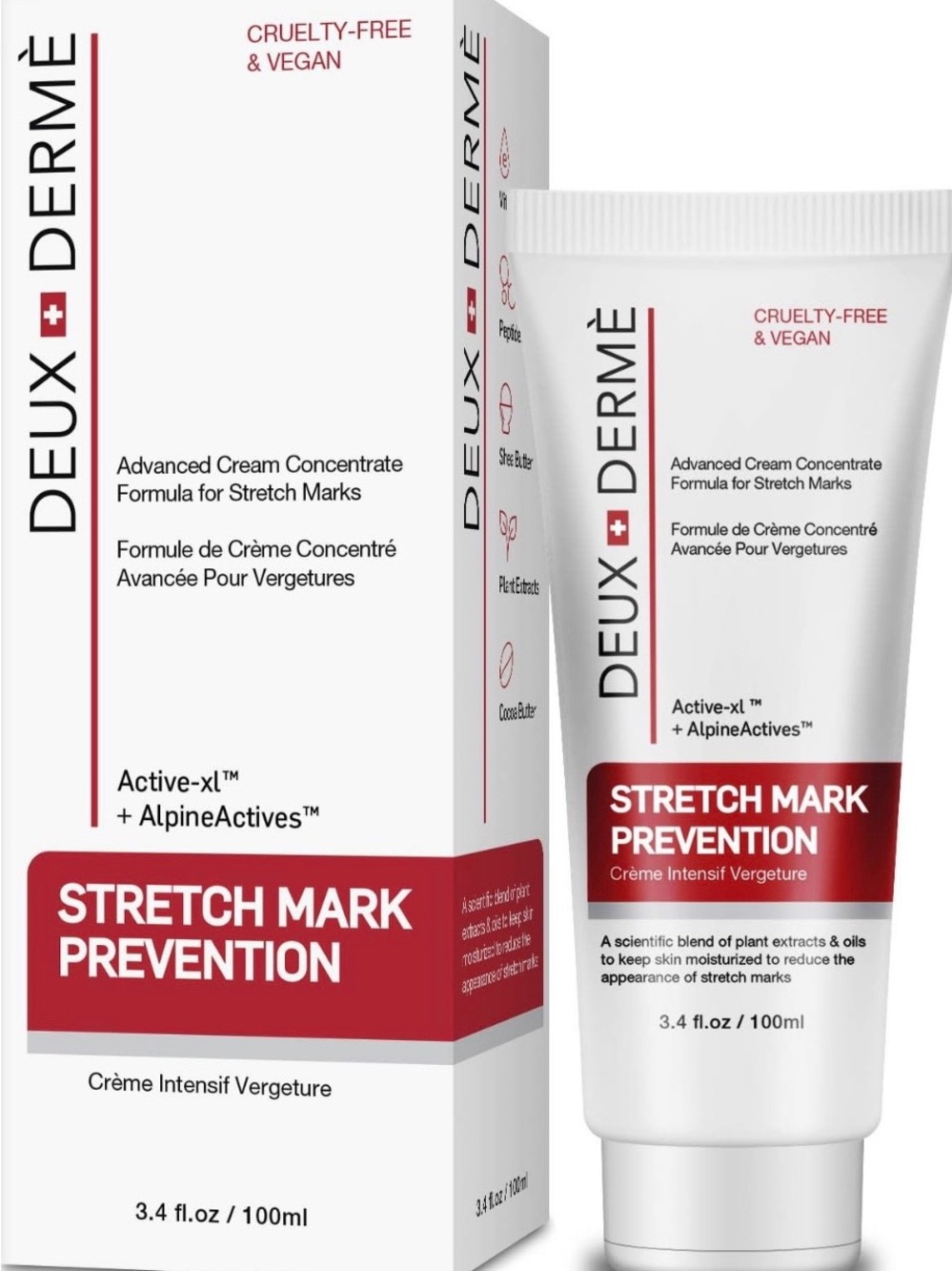 Deux Derme Stretch Mark Prevention Cream 100ml